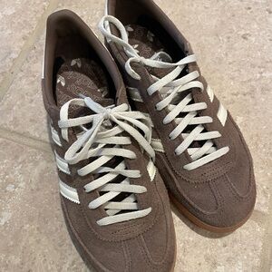 adidas Originals Handball Spezial sneakers in brown and white